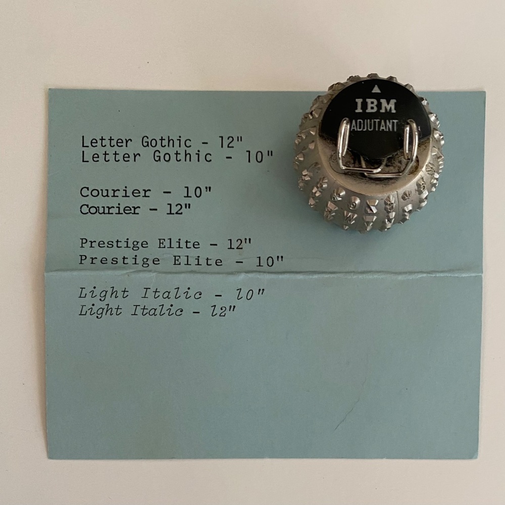 Vintage IBM Typewriter Font Balls & Roytype Dry lift tape- Journalists Writers - Picture 7 of 7